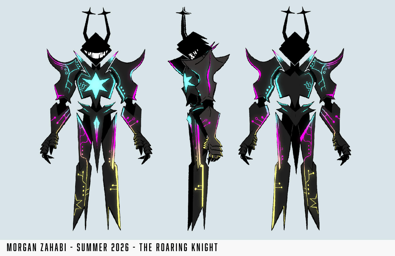 Final Knight Redesign- Procreate, 2026