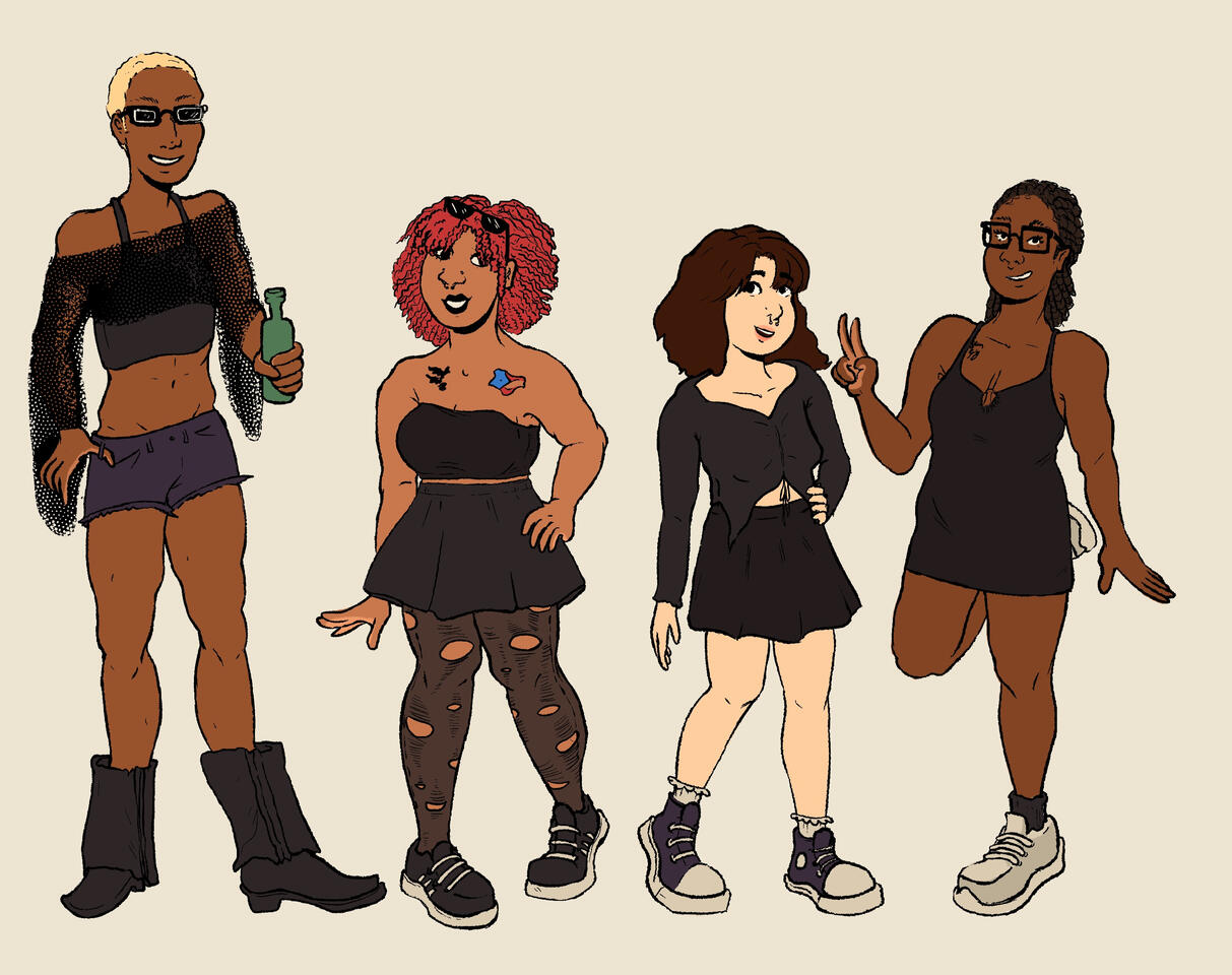 Night Out!- Procreate, 2026