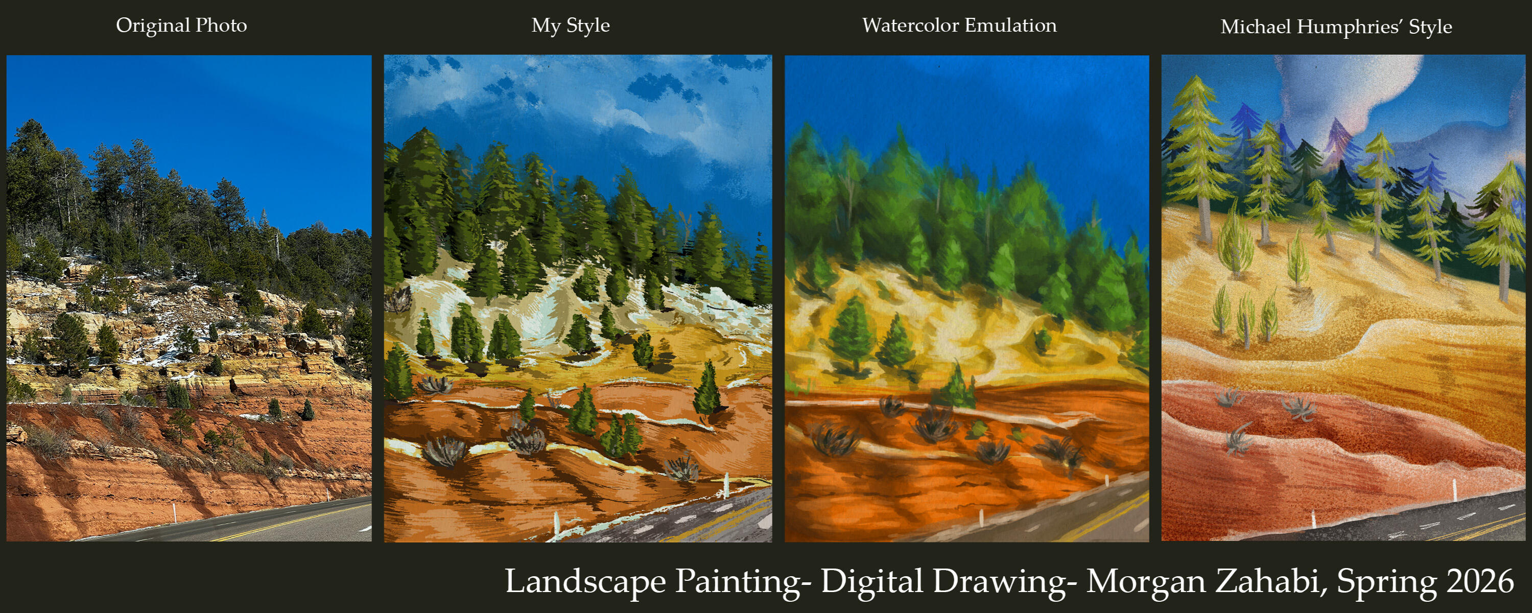 Landscape Studies- Photoshop, 2026